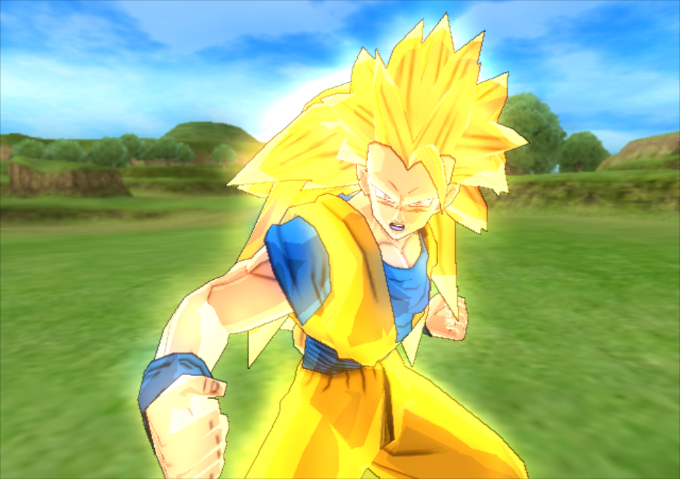 Dragon Ball Z Budokai Tenkaichi 3 Graphical Issue: Emulator does not render  outlines.